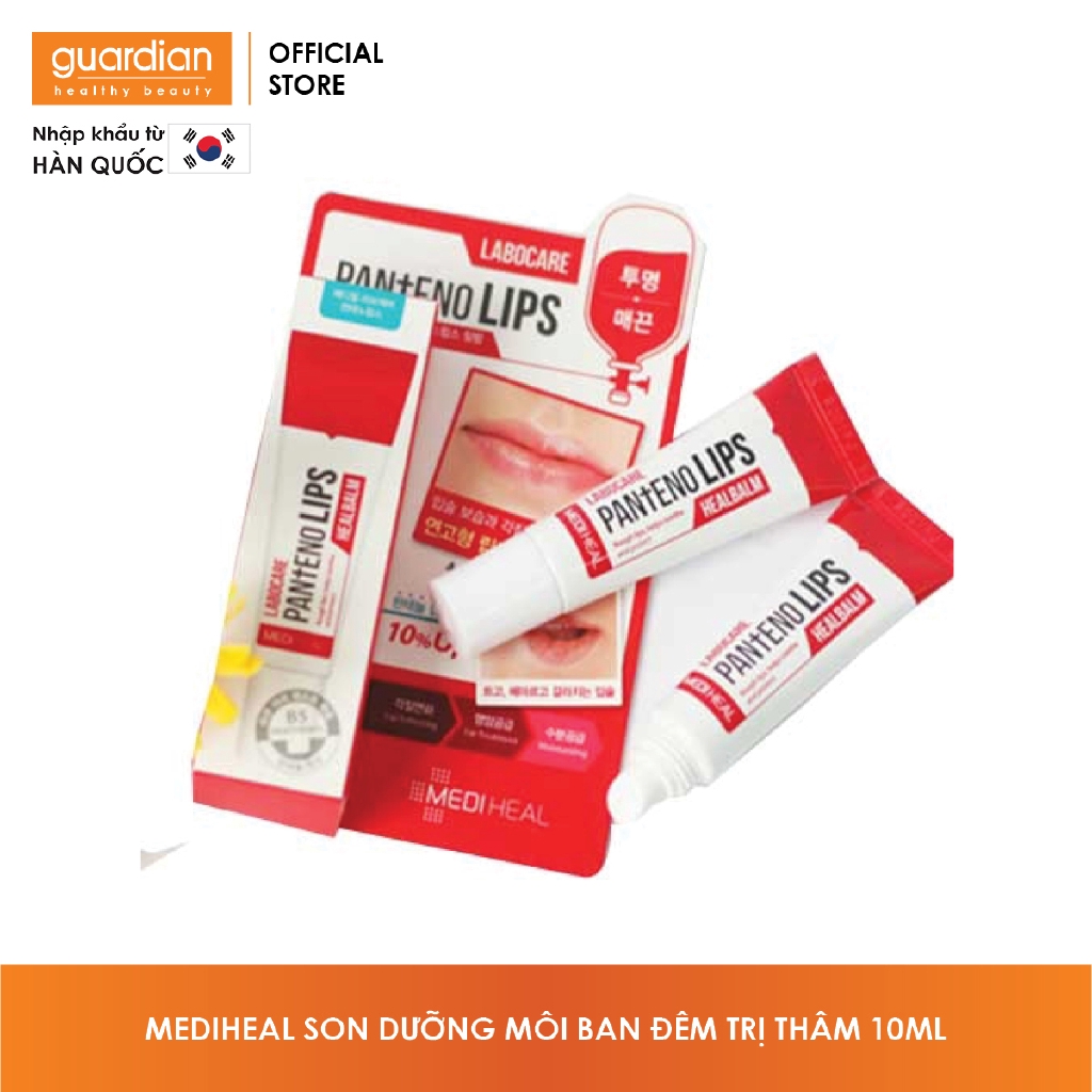 Son dưỡng môi ban đêm MEDIHEAL Labocare Pantenolips Healbalm 10m