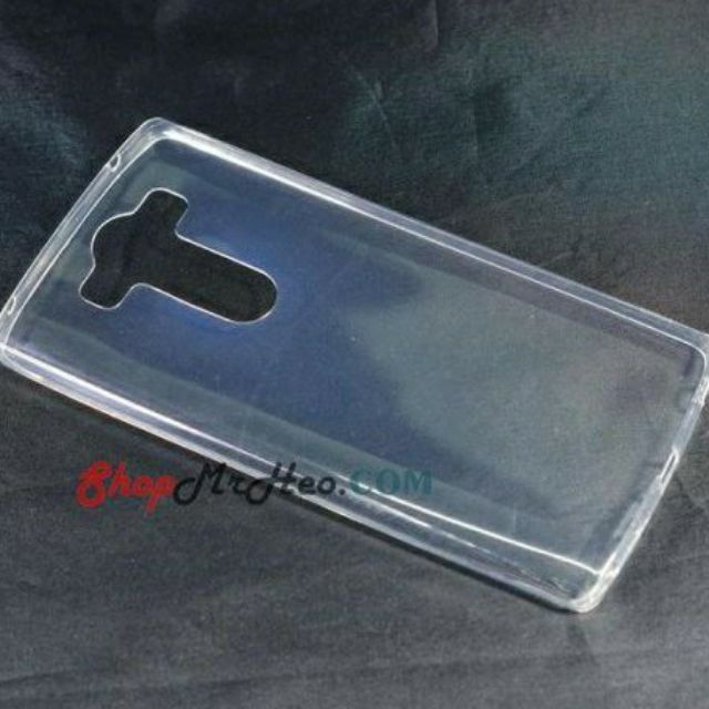 Ốp lưng silicon dẻo trong suốt + kính cường lực LG V10