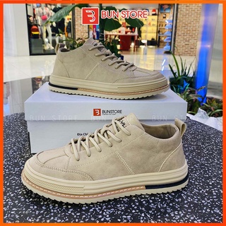 TOP Giày Nam cao cấp Bun Store - Giày da nam thời trang Sneaker trẻ trung, phong cách G9823N