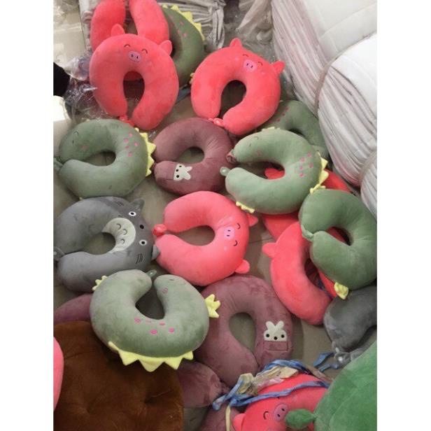 [FREE SHIP] Gối Cổ, Gối Chữ U Kê Cổ Chống Đau Mỏi Vai Gáy Gối Du Lịch Gối Văn Phòng Dễ Thương Nhiều Mẫu