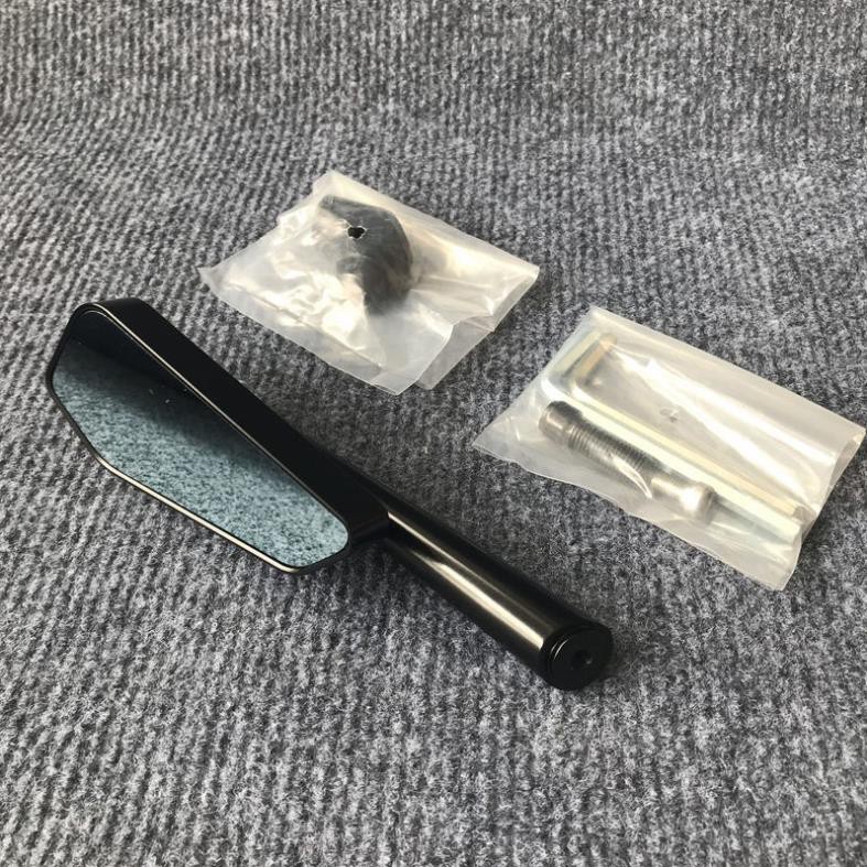 Gương chiếu hậu xe máy Rizoma thời trang mini mẫu 744 chân 3D gắn chân kính cho AB, SH, SH Mode, Wave,…