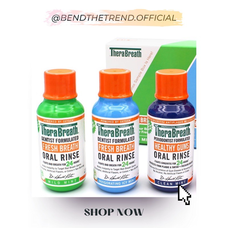 NƯỚC SÚC MIỆNG THERABREATH  THERA BREATH CHAI 473ml
