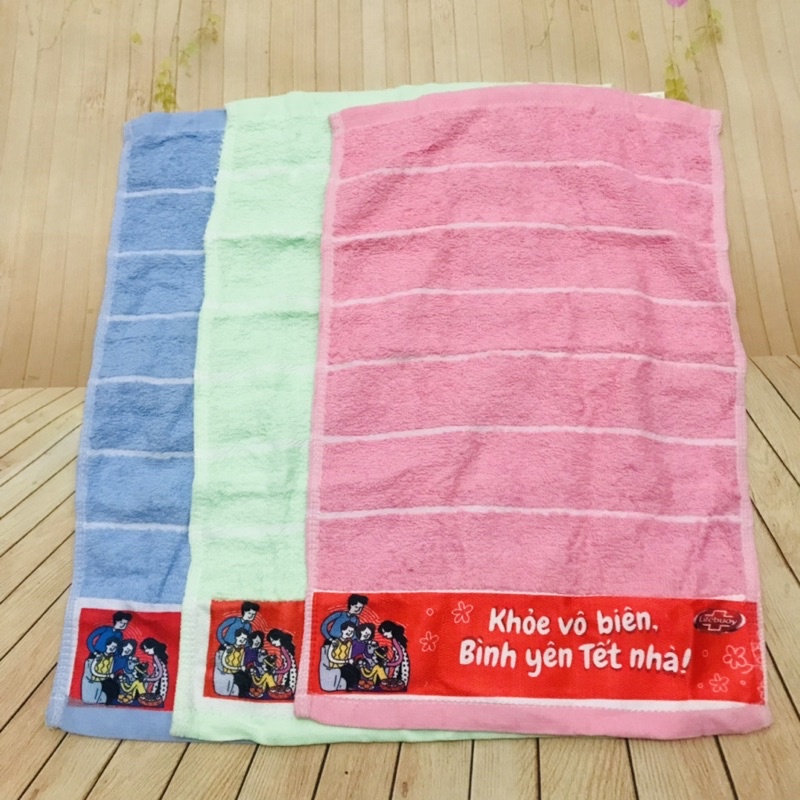 Khăn mặt Cotton lifebouy 28x42cm hàng khuyến mại (được chọn màu)