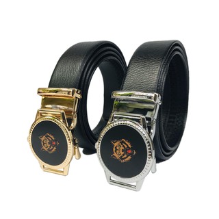 Thắt Lưng Nam Da Bò Cao Cấp - Dây Lưng Hàng Hiệu - Logo Sói