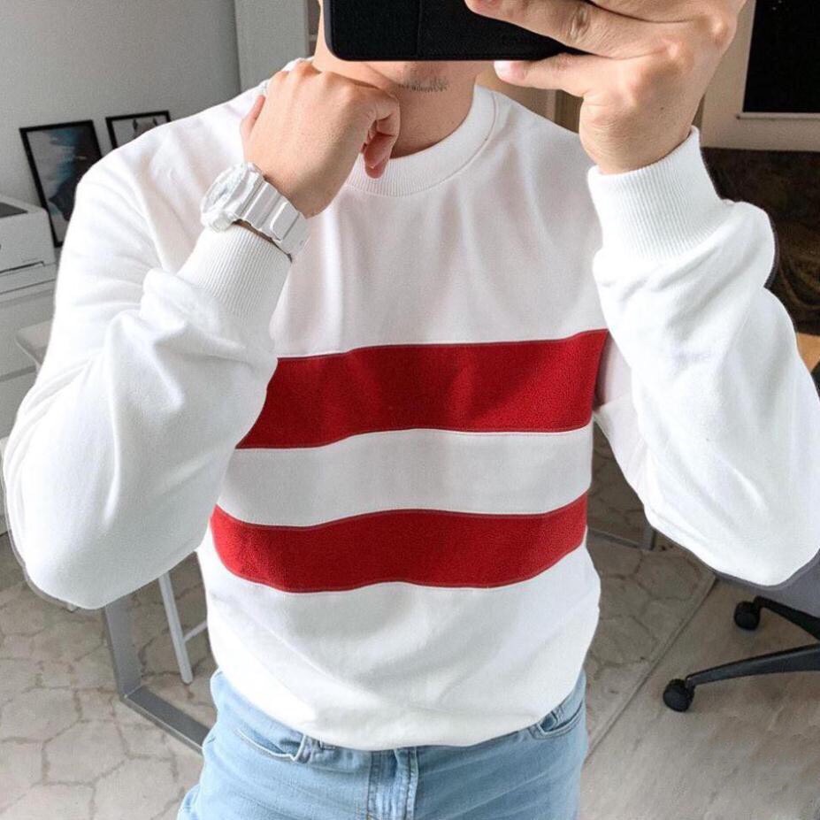ÁO SWEATER TAY DÀI NỈ CỰC ẤM - Thiết kế basic nhưng không kém phần trẻ trung, tinh tế