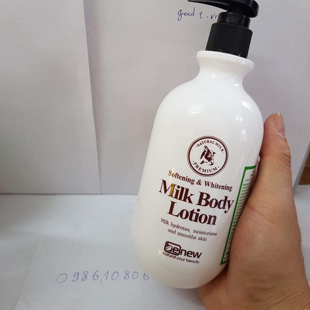 Sữa Dưỡng Thể Trắng Da Benew 450ml