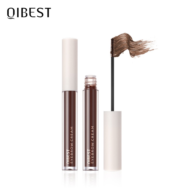 Kem chuốt lông mày QIBEST trang điểm tự nhiên chống thấm nước lâu trôi 5 màu tùy chọn 17.5g | BigBuy360 - bigbuy360.vn