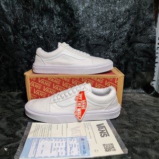 Giày Vans Old Skool Màu Trắng Nam Nữ