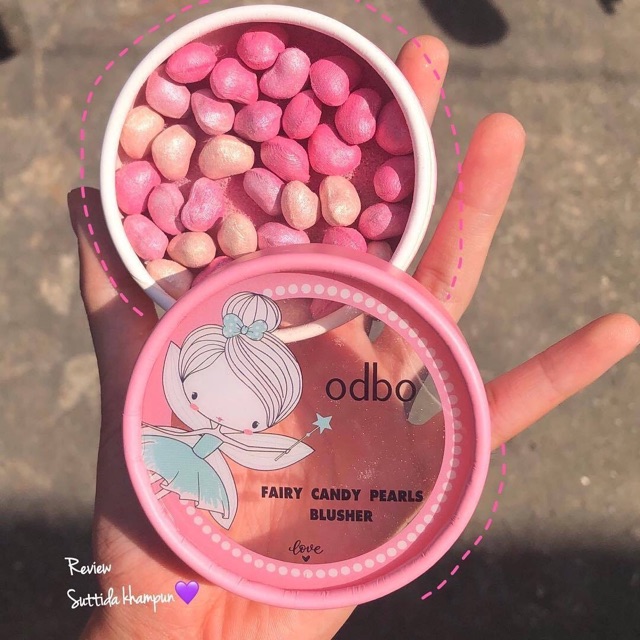 MÁ HỒNG DẠNG VIÊN ODBO FAIRY CANDY PEARLS BLUSHER OD195 | BigBuy360 - bigbuy360.vn