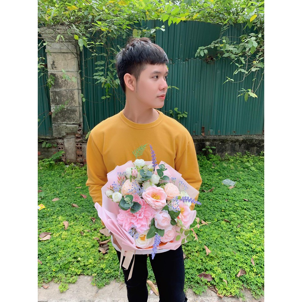 Hoa Lụa Cao Cấp : Bó Hoa Mùa Xuân 03