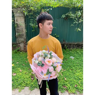 Hoa Lụa Cao Cấp : Bó Hoa Mùa Xuân 03