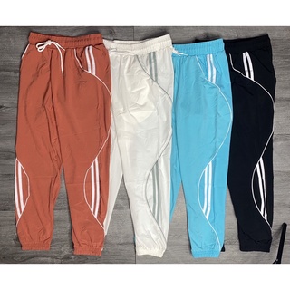 Quần Jogger Thể Thao Nữ Tập Gym, Chạy Bộ Viền Lượn 2 Sọc MLSportswear