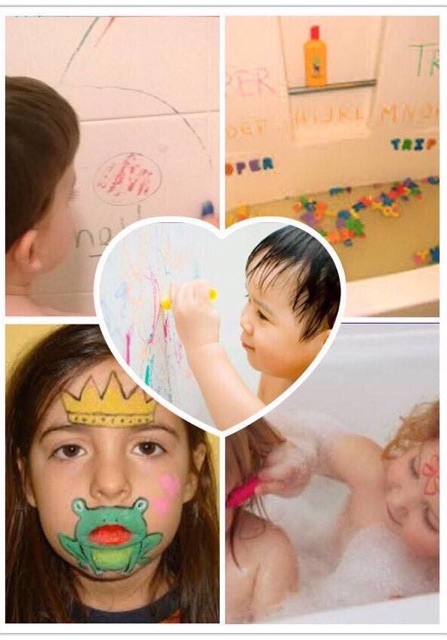 Kids_mart:MỚI VỀ Đồ chơi tắm bút màu nhà tắm thú vị cho bé