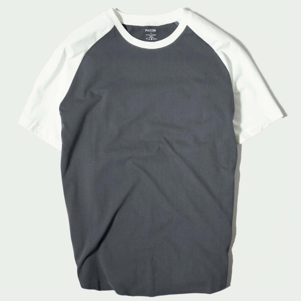 - Áo Thun Nam CỔ TRÒN RAGLAN Cao Cấp ( nhiều màu) Tay Ngắn, chất cotton bề mặt vải mềm Mịn cực hot ❕