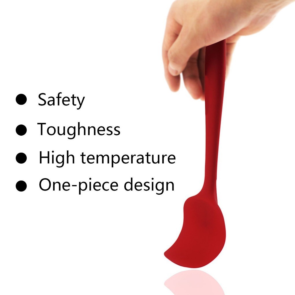 Set 3 dụng cụ vét bột + muỗng silicone làm bánh