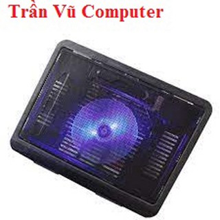 Quạt Tản nhiệt Laptop V19, N19, Đế tản nhiệt Laptop 1 fan làm mát cực nhanh