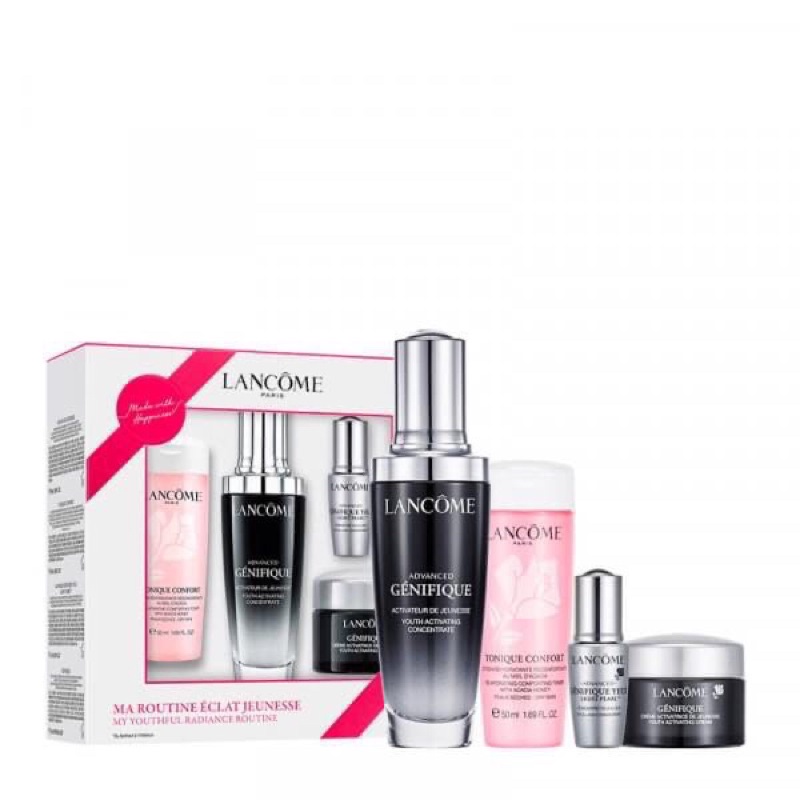 Set Serum cao cấp Lancome ma routine eclat de jeunesse dưỡng da