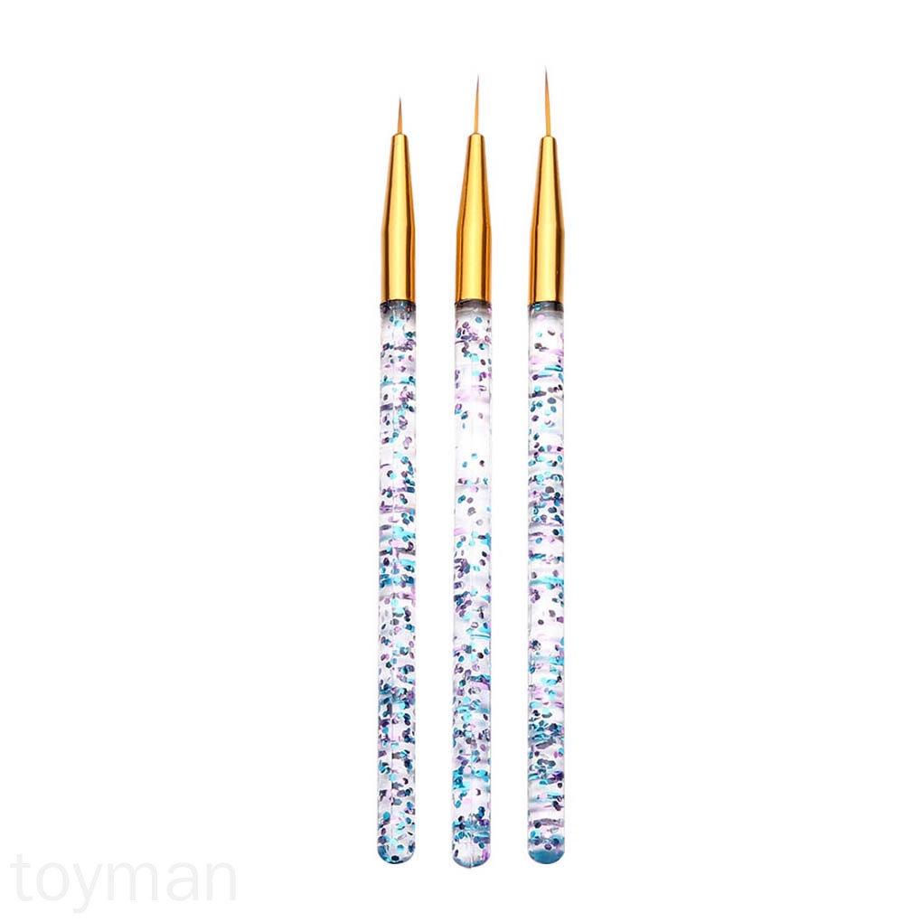 [Hàng mới về] Bộ 3 bút vẽ trang trí móng tay nghệ thuật thiết kế độc đáo