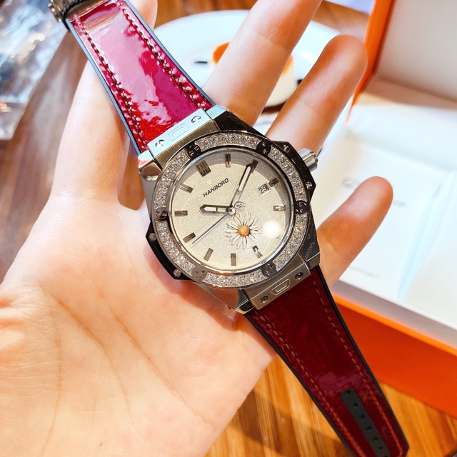 Đồng hồ nữ Hanboro dáng chất chơi