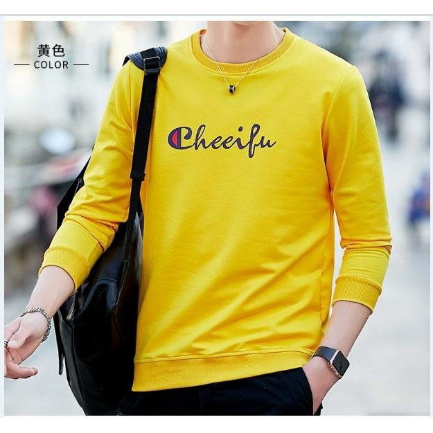 ÁO THUN NAM TAY DÀI CỔ TRÒN IN CHỮ PHONG CÁCH HÀN QUỐC HBOUTIQUE | BigBuy360 - bigbuy360.vn