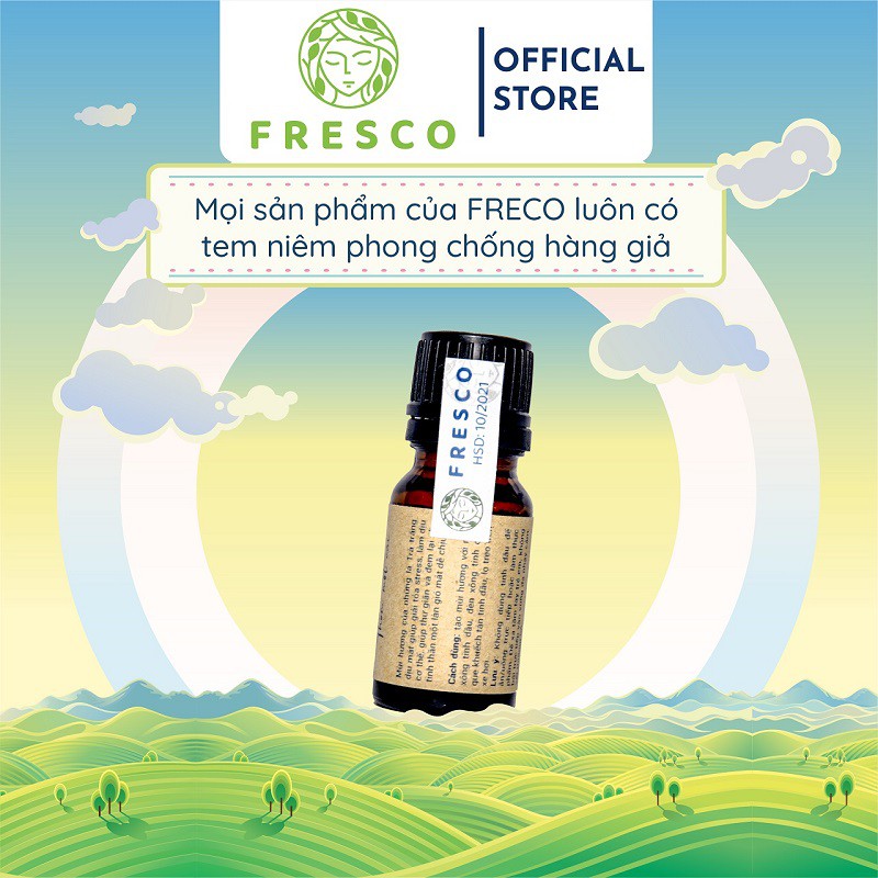 TINH DẦU THIÊN NHIÊN FRESCO 🌿𝐅𝐑𝐄𝐄𝐒𝐇𝐈𝐏🌿 CÓ KIỂM NGHIỆM CHẤT LƯỢNG - TINH DẦU THƠM PHÒNG & ĐUỔI MUỖI