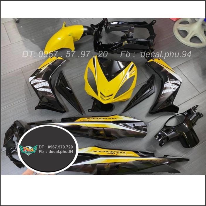 Tem Exciter 135 2006 Vàng đen Spark (B)