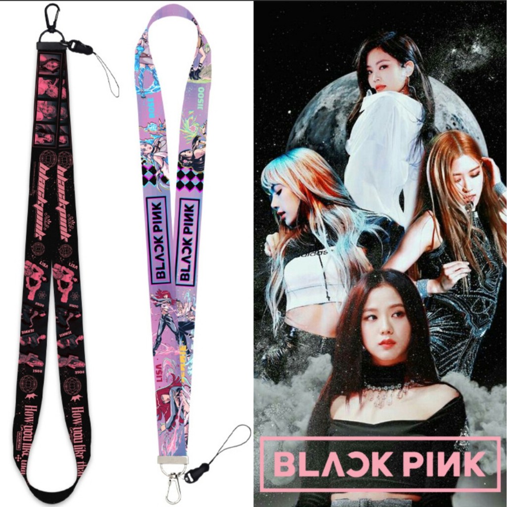 Dây đeo thẻ đa năng in hình nhóm Blackpink