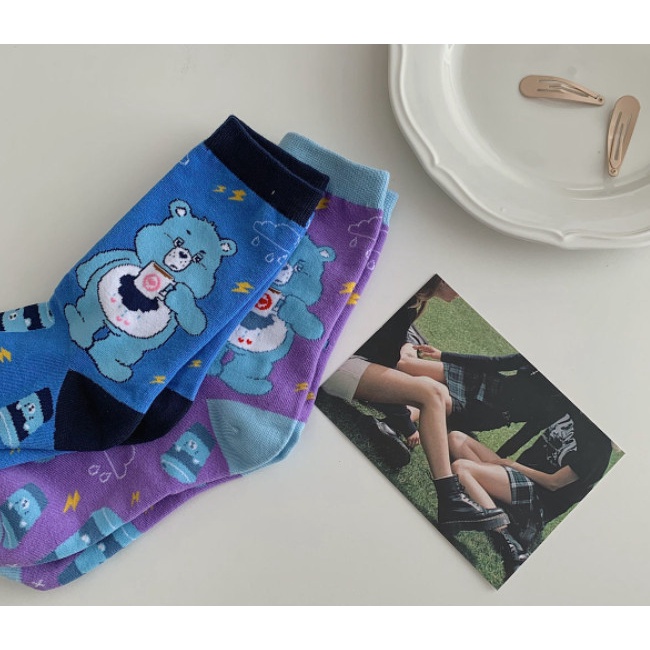 Vớ Tất hình Gấu cao cổ Nam Nữ phong cách trẻ trung, năng động.