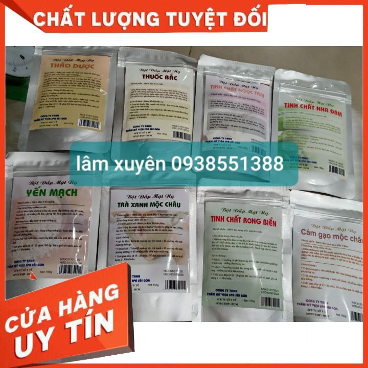 Bột đắp mặt nạ thảo dược  thiên nhiên 150g   dưỡng da, chống lão hóa,