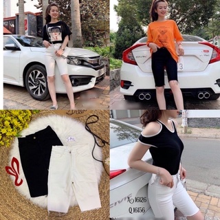 Quần ngố tua lai co giãn