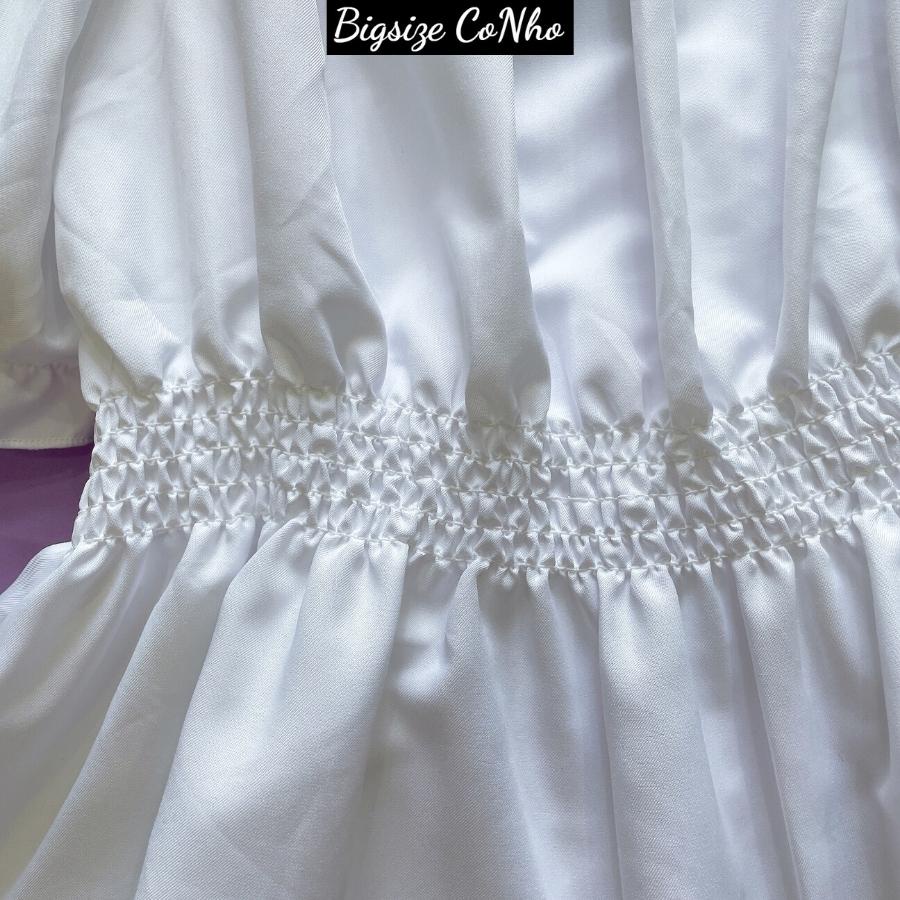 Áo kiểu Nhún Bo PEPLUM Bigsize nữ hách eo tay bo từ 58-95kg AT13