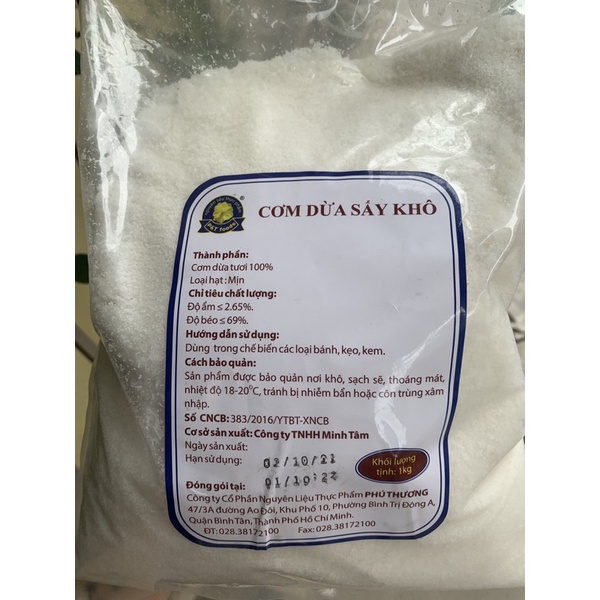 Cơm dừa sấy khô 100g