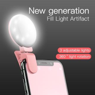 Vòng đèn led xoay 360 độ hỗ trợ chụp ảnh tự sướng