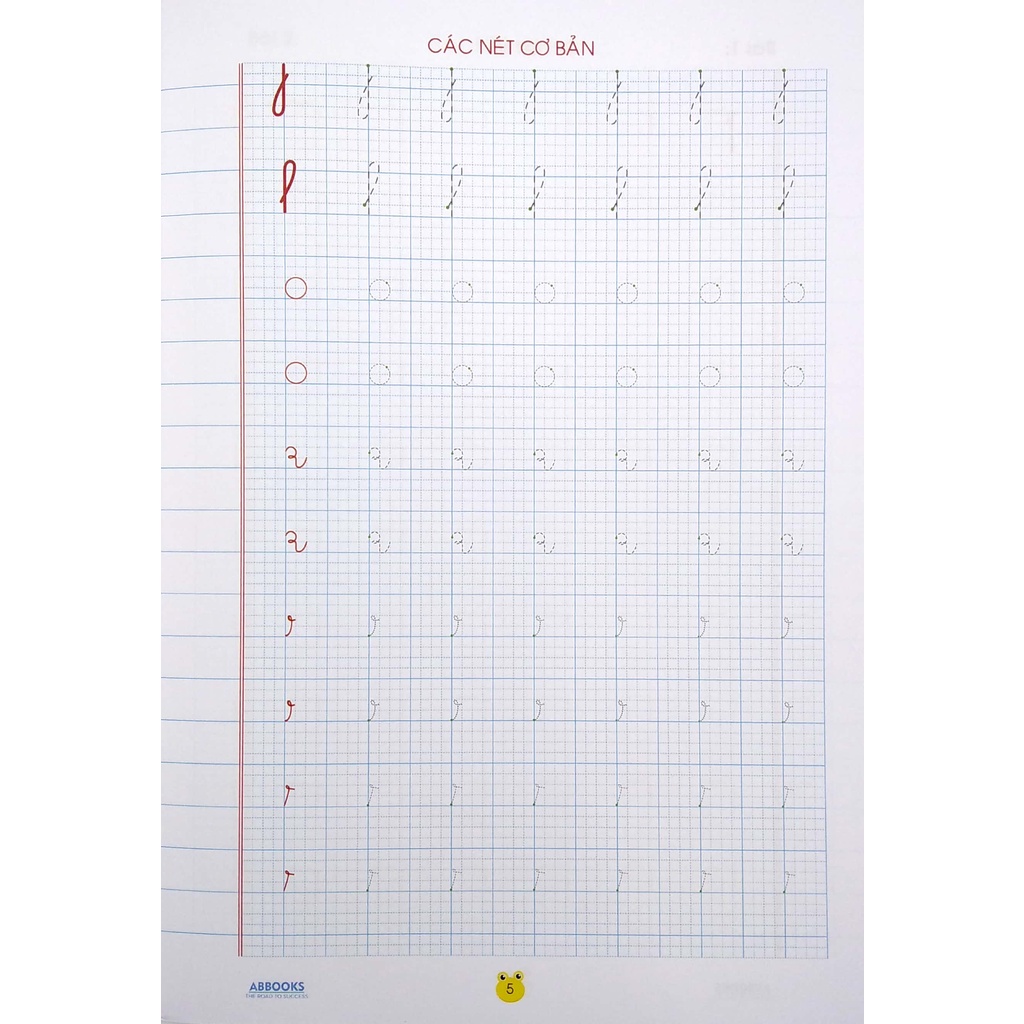 Sách Bé Chuẩn Bị Vào Lớp 1 - Vở Tập Viết Nét Cơ Bản