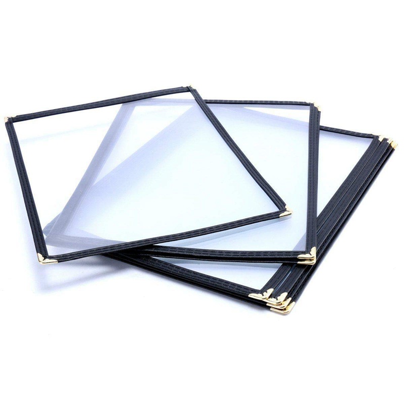 Set 10 Túi Giấy Bọc Menu 2 Mặt 8.5 x 11 Inch Cho Nhà Hàng
