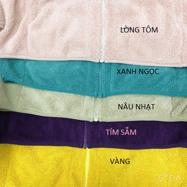 Áo Khoác Lông Cừu Cùn Nữ Xuất Xịn