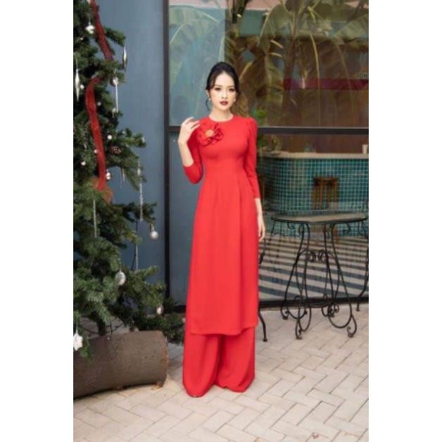 Sét áo dài lụa tuyết cao cấp đẹp độc lạ. Mềm mại bay tà🎗FREESHIP 🎗 áo dài dự tiệc | BigBuy360 - bigbuy360.vn