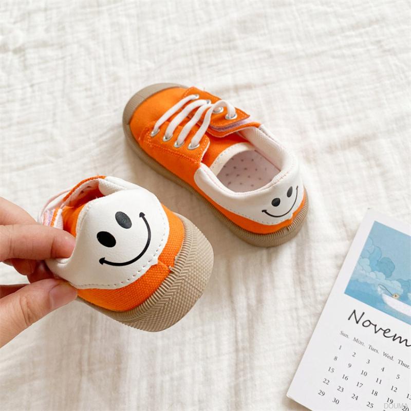 Đôi giày thể thao bằng canvas thoáng khí thời trang xuân thu cho bé