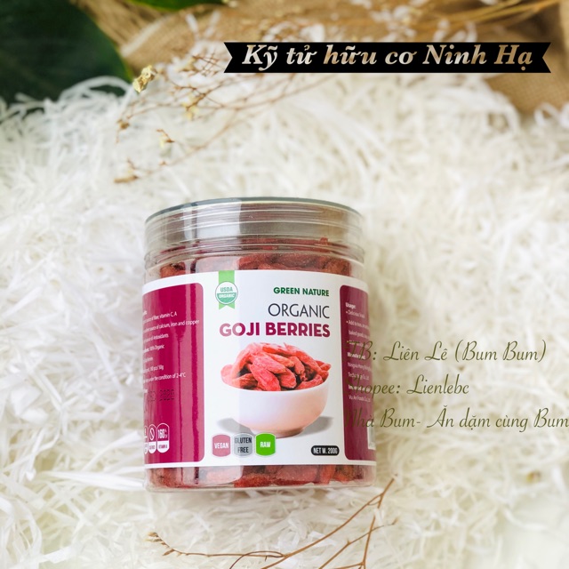 50g Kỷ tử hữu cơ Ninh Hạ- Kỉ tử hữu cơ