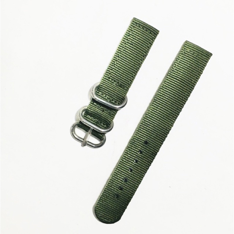 Dây đồng hồ vải dù nato size18-20mm