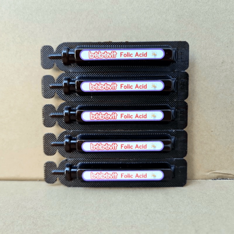 BEBEVIT FOLIC ACID bổ xung sắt và các thành phần thiết yếu cho quá trình tạo máu