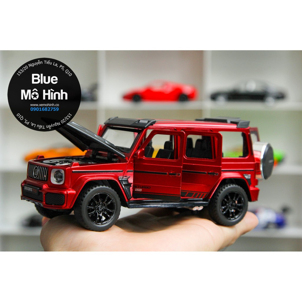 Xe mô hình SUV Mercedes Brabus 700 1:32 Đỏ