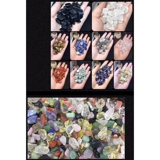 Đá thanh tẩy Tarot đá vụn bóng phong thuỷ set 50g
