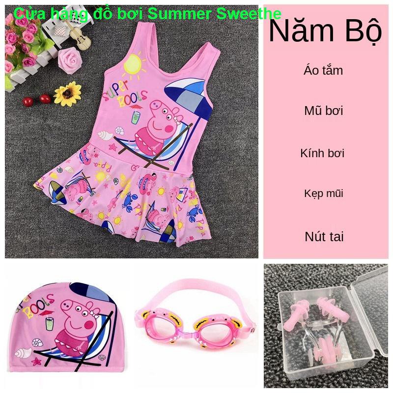 Đồ bơi trẻ em cho bé gái 1- 2-3-4-5 tuổi kiểu váy một mảnh1 | BigBuy360 - bigbuy360.vn