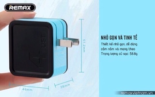 Củ sạc 4 cổng USB 3.4A REMAX RP-U40