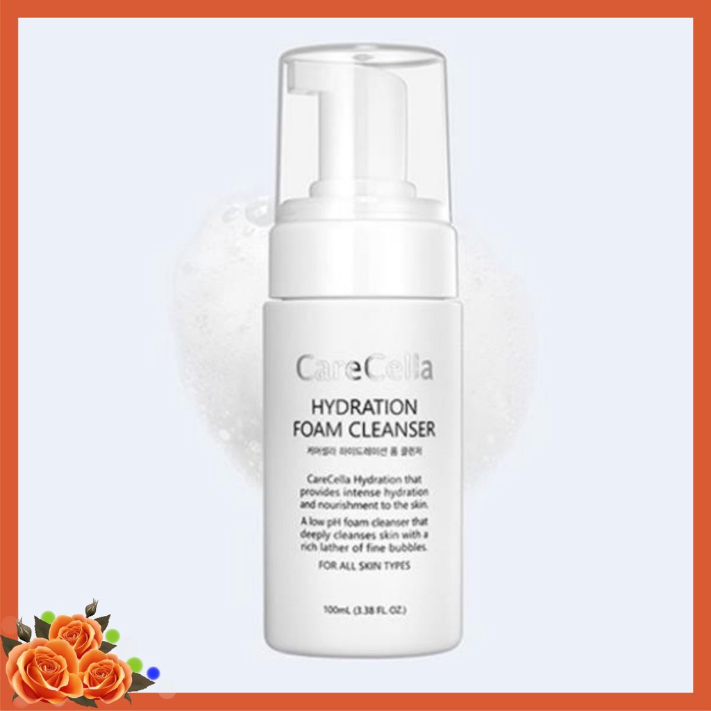 SỮA RỬA MẶT TẠO BỌT Carecella Hydration Foam Cleanser LÀM TRẮNG, GIẢM NHĂN