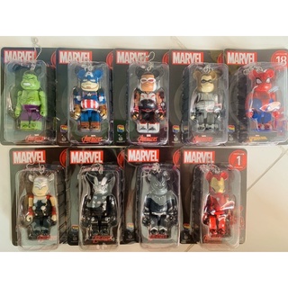[Chính hãng] Móc khoá Bearbrick 100% Marvel 2021