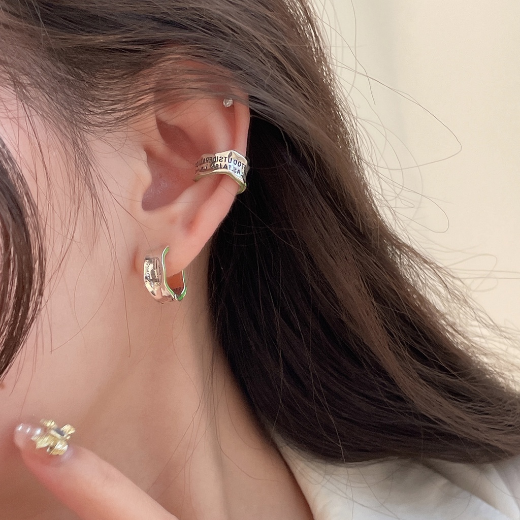 Bông Tai Mạ Bạc 925 Hình Quả Bơ Sang Trọng Thời Trang Cho Nữ