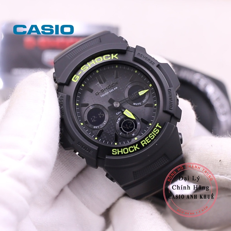 Đồng hồ Nam Casio G-Shock Nam AWR-M100SDC-1ADR xanh lá mặt nhỏ