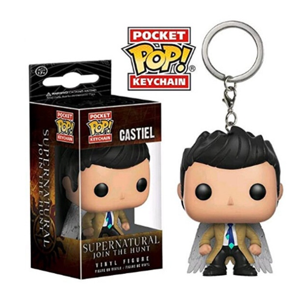 Móc Khóa Funko pop TV Supernatural Castiel Dean Sam Làm Quà Tặng Sinh Nhật Cho Trẻ Em